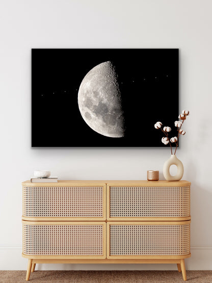 Space Station Moon Transit
